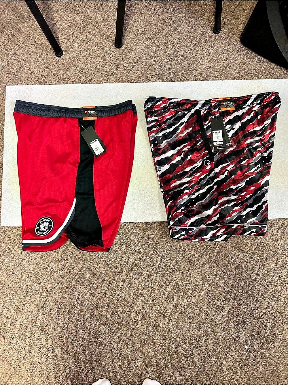 AND1 Men’s Basketball Shorts 2XL – NWT 2 Pack